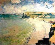 The Beach at Pourville Claude Monet